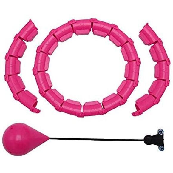 Smart Weighted Hula Hoop for Weight loss Fitness Hula Hoop for Adults (pink) - Picture 6 of 6